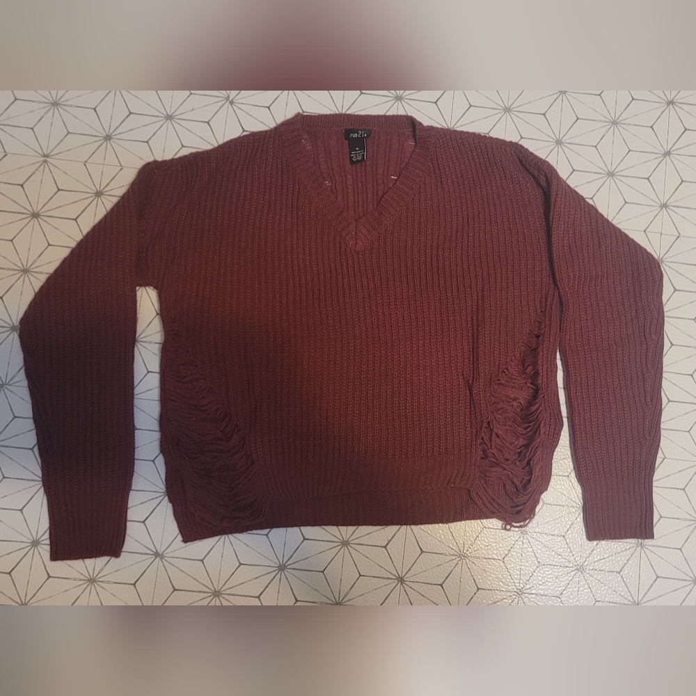 Rue21 crop top sweater XL
